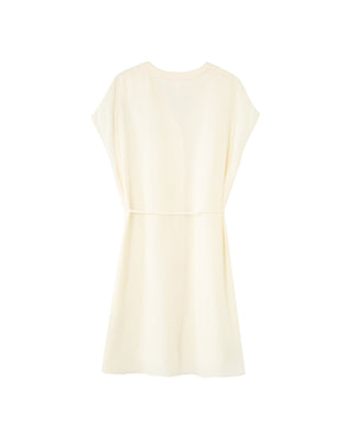 ROBE COURTE ECRU ROZANA