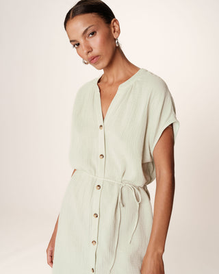 ROBE COURTE MENTHE ROZANA