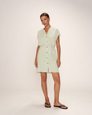 ROBE COURTE MENTHE ROZANA