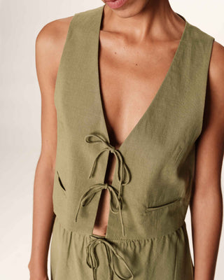 GILET VERT RUBENS