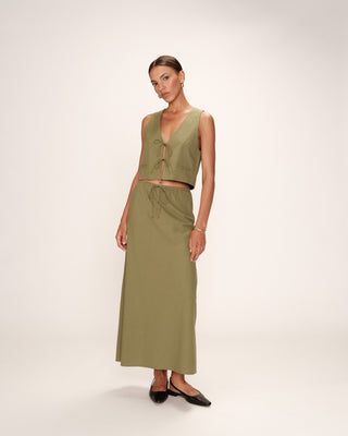 GILET VERT RUBENS