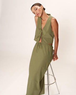 GILET VERT RUBENS