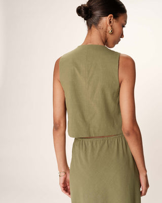 GILET VERT RUBENS
