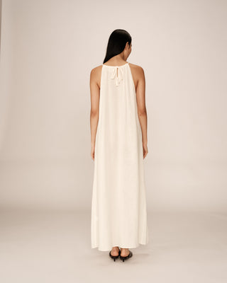 ROBE LONGUE ECRU RUBIS