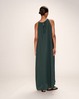 ROBE LONGUE EMERAUDE RUBIS