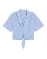 Striped cotton shirt bleu Ruth_13285