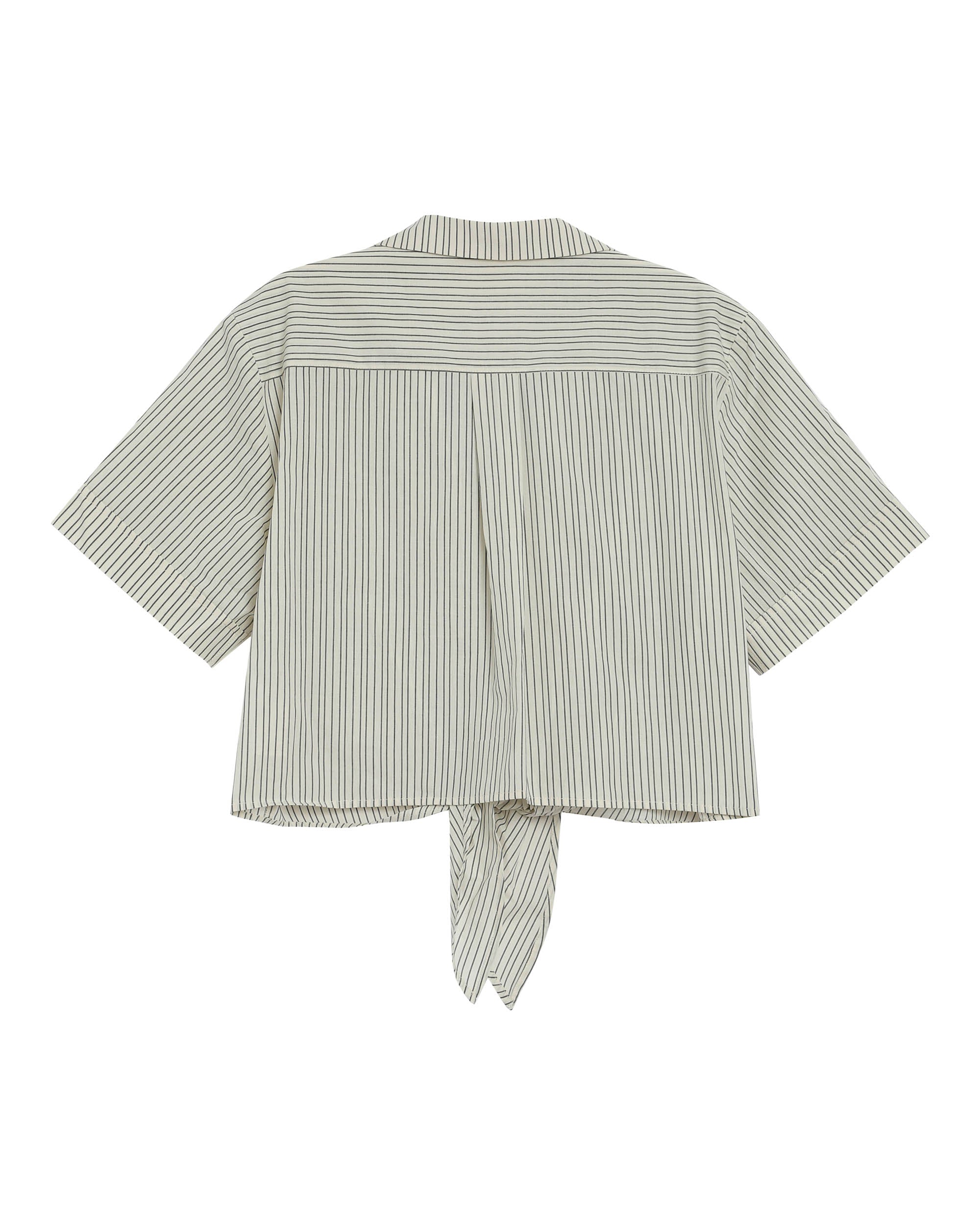 Striped cotton shirt ecru Ruth_13285