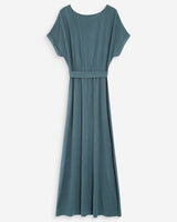 Robe longue portefeuille emeraude Pollen