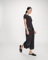 Robe longue en modal carbone Peace