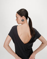 Robe longue en modal carbone Peace