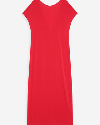 Robe longue en modal fuchsia Peace