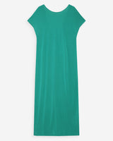 Robe longue en modal vert Peace