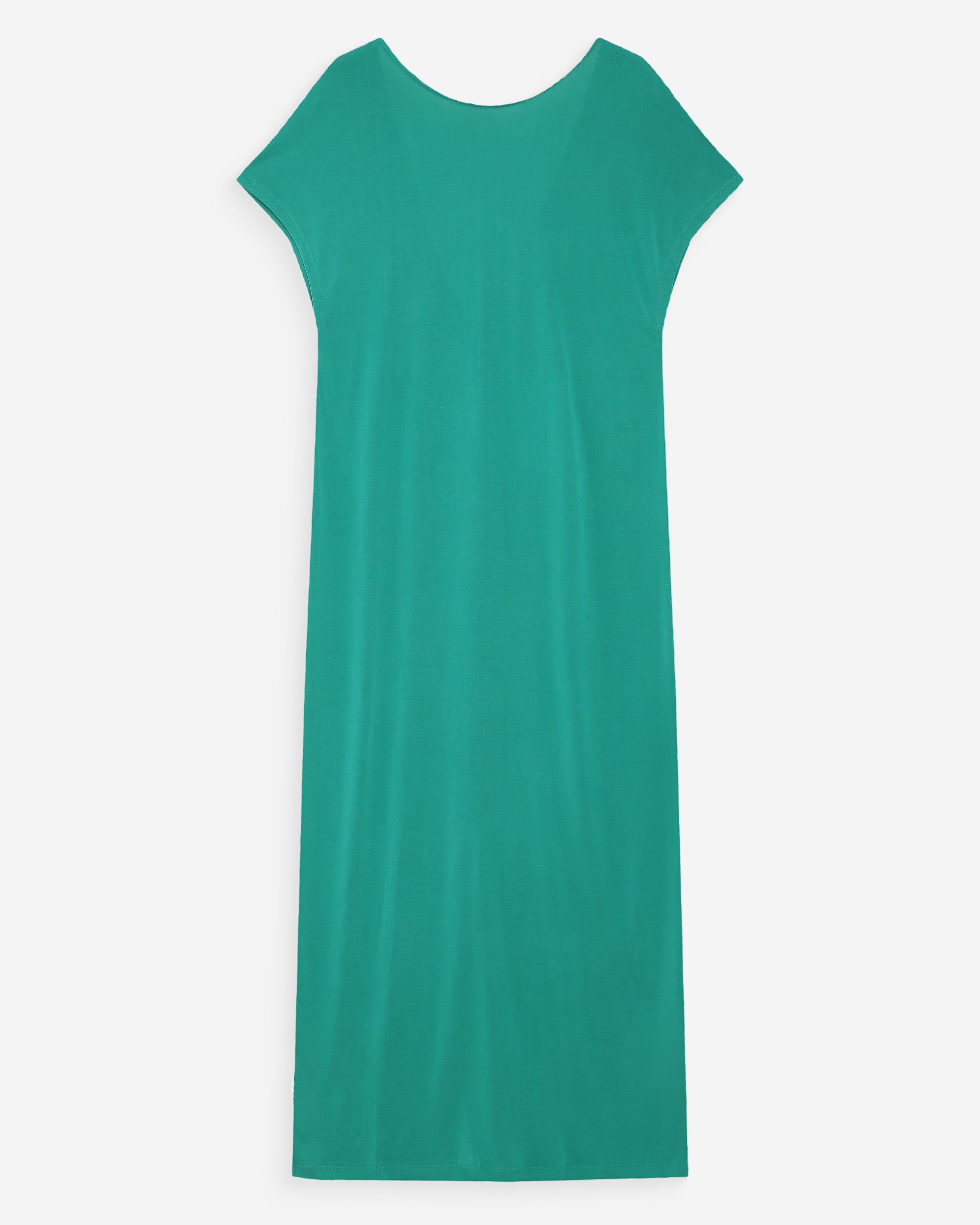 Robe longue en modal vert Peace