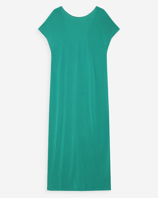 Robe longue en modal vert Peace