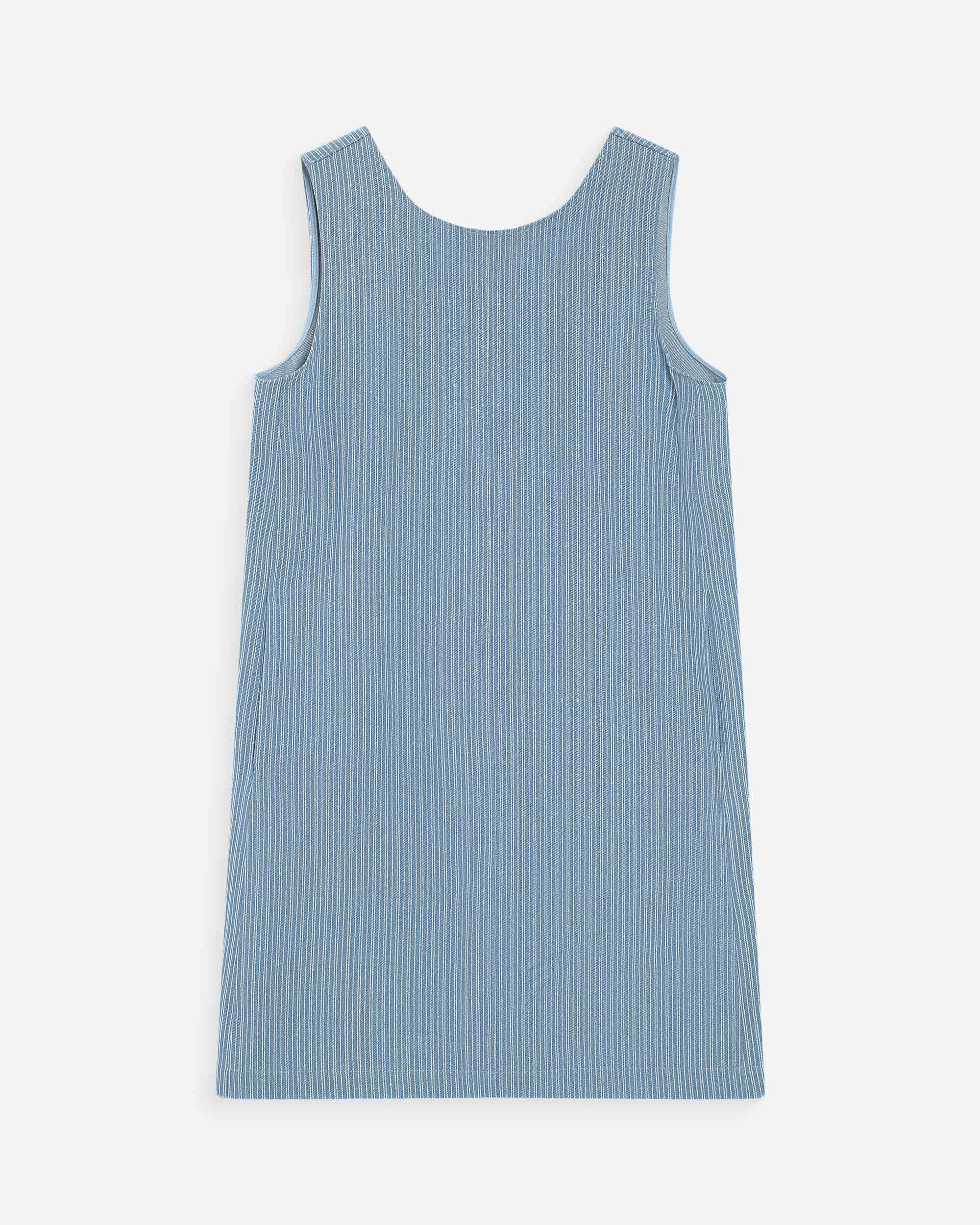 Robe courte en jean stripedblue Vanessa