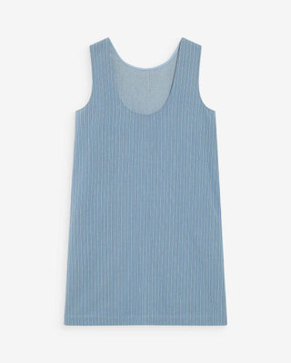 Robe courte en jean stripedblue Vanessa