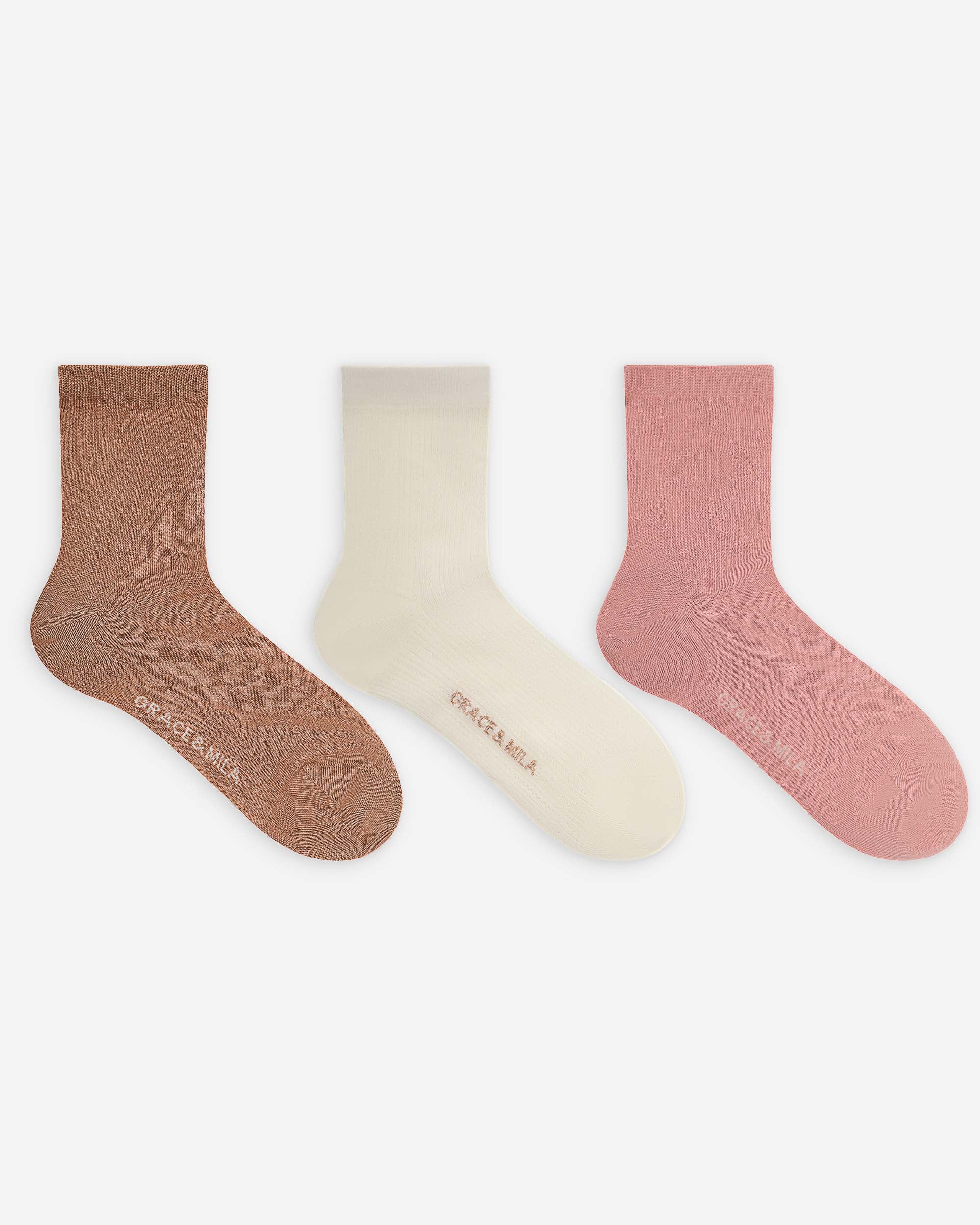 Chaussettes mi-hautes multico Vera