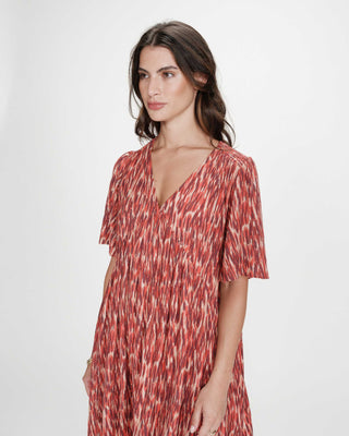 Robe courte babydoll sanguine Vylla