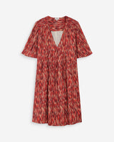 Robe courte babydoll sanguine Vylla