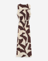 Robe portefeuille chocolat Velline