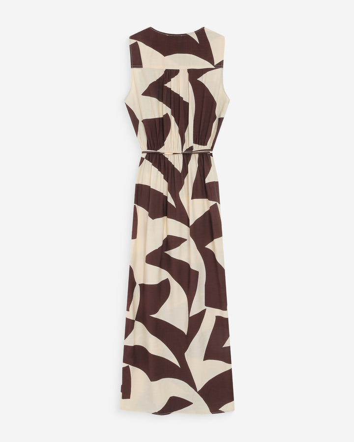 Robe portefeuille chocolat Velline