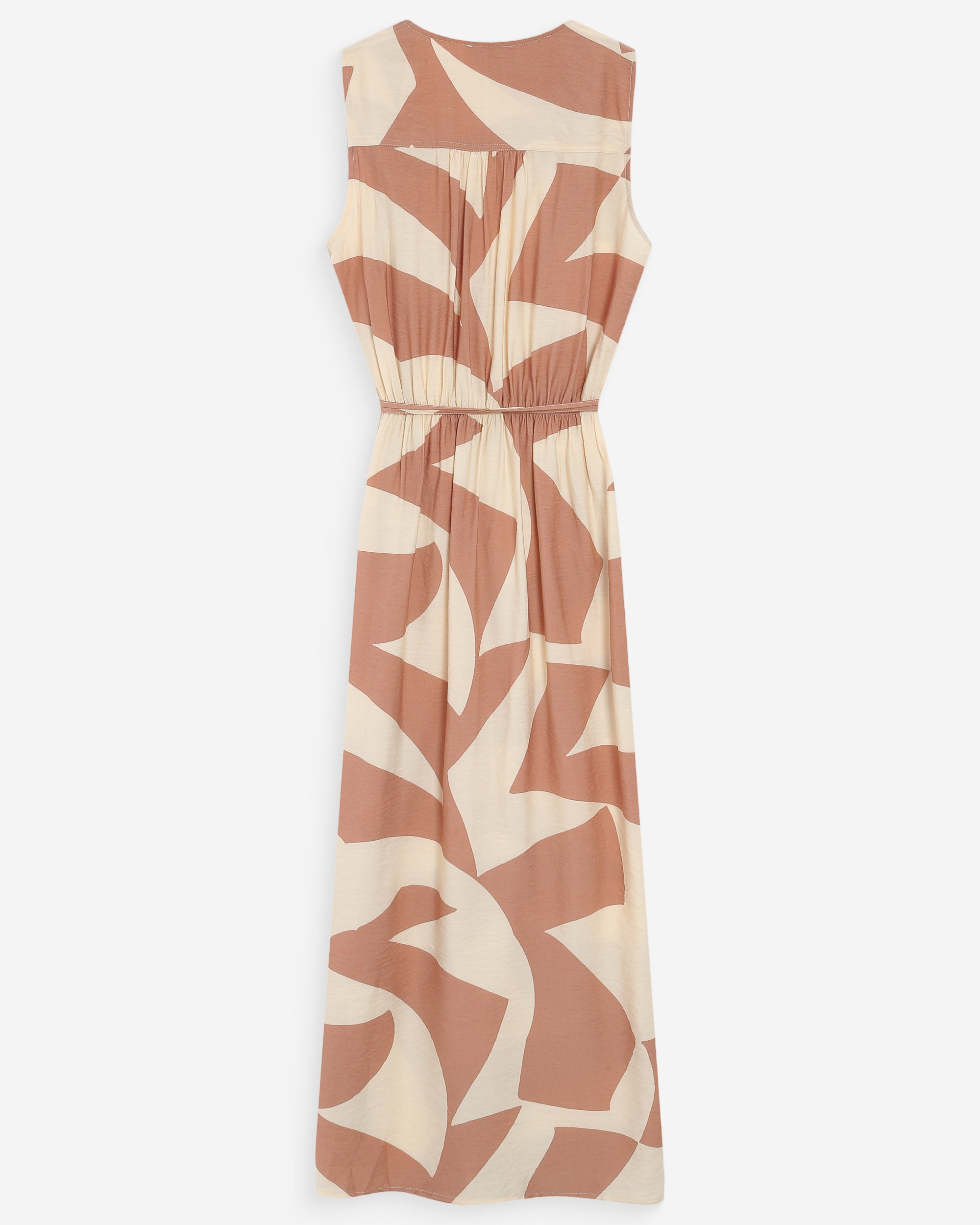 Robe portefeuille mocha Velline