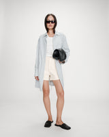 Robe chemise courte bleuet Visery