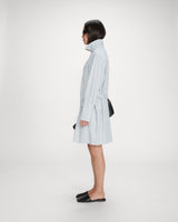 Robe chemise courte bleuet Visery