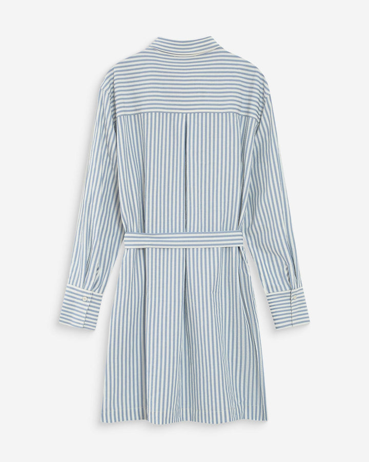 Robe chemise courte bleuet Visery