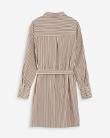 Robe chemise courte mocha Visery