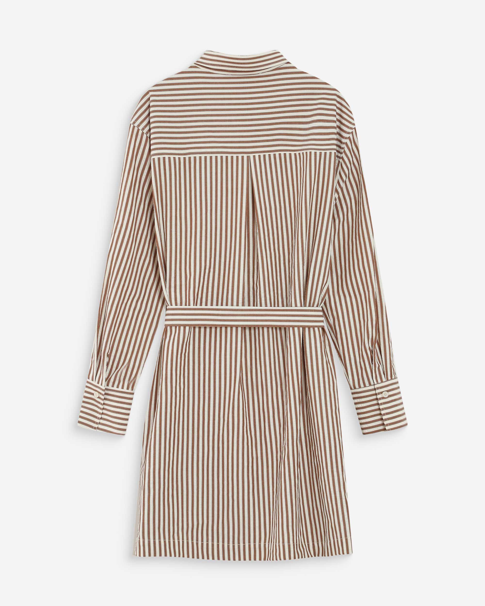 Robe chemise courte mocha Visery