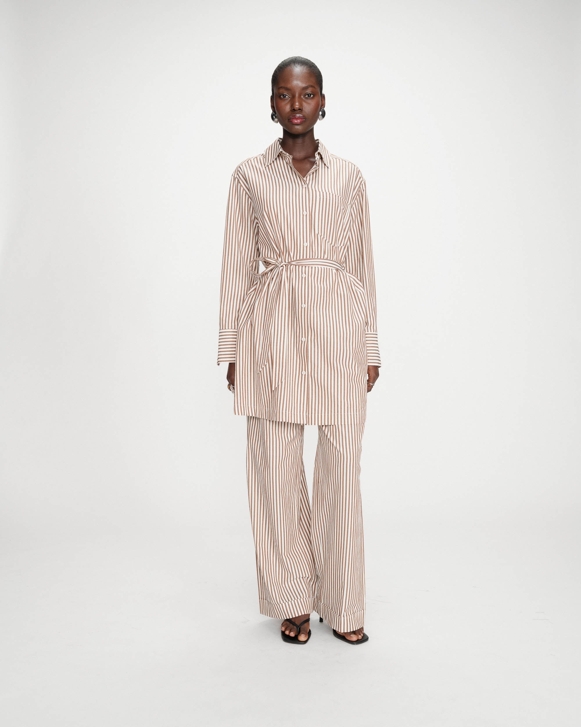 Long-Sleeve Shirt Dress – Grace & Mila