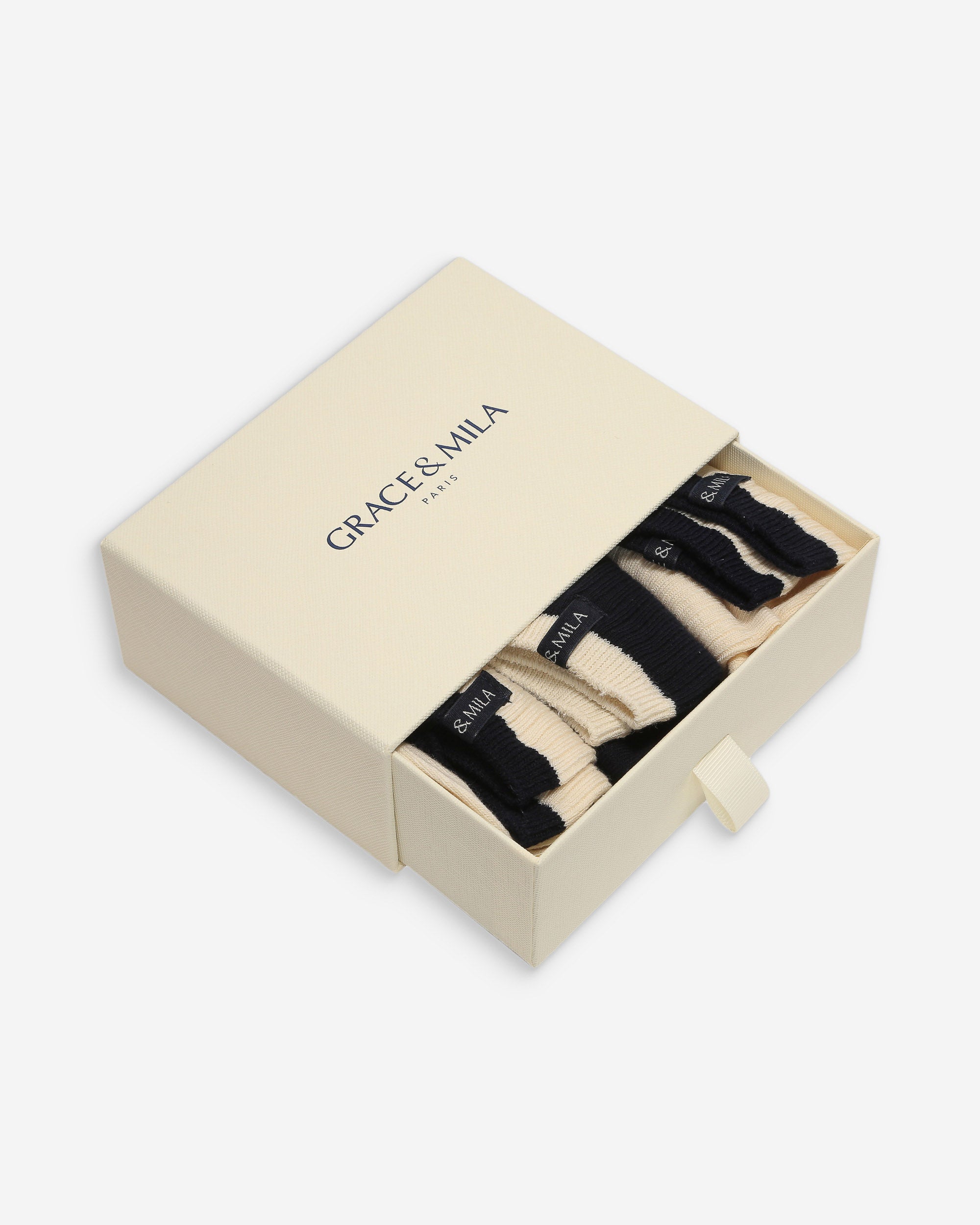 Chaussettes mi-hautes rayure Volta