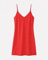 Fitted knit maxi dress with flared sleeves sanguine Verdad