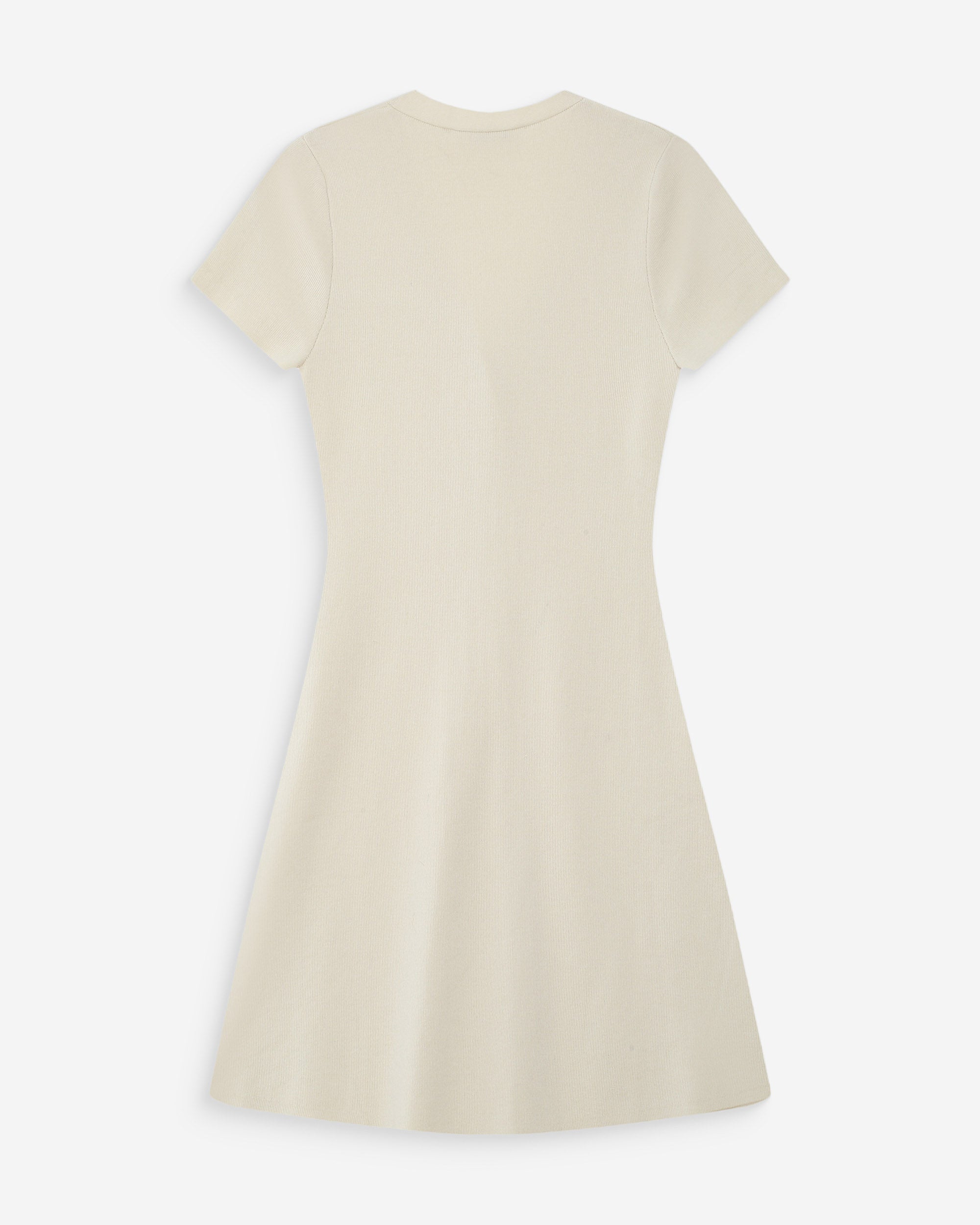 Vestido corto de punto ecru Venezuela