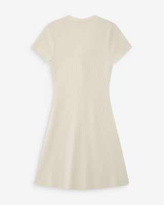 Vestido corto de punto ecru Venezuela