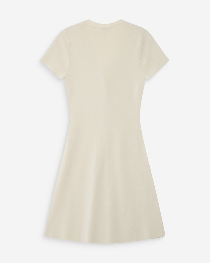 Vestido corto de punto ecru Venezuela