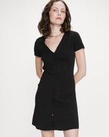 Vestido corto de punto noir Venezuela