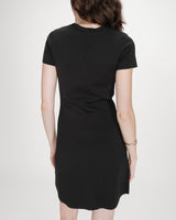 Robe courte en maille noir Venezuela