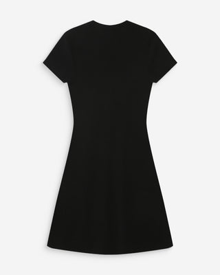 Robe courte en maille noir Venezuela