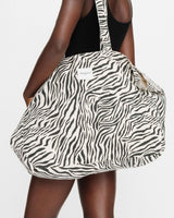 Tote bag en denim zebre Voyage