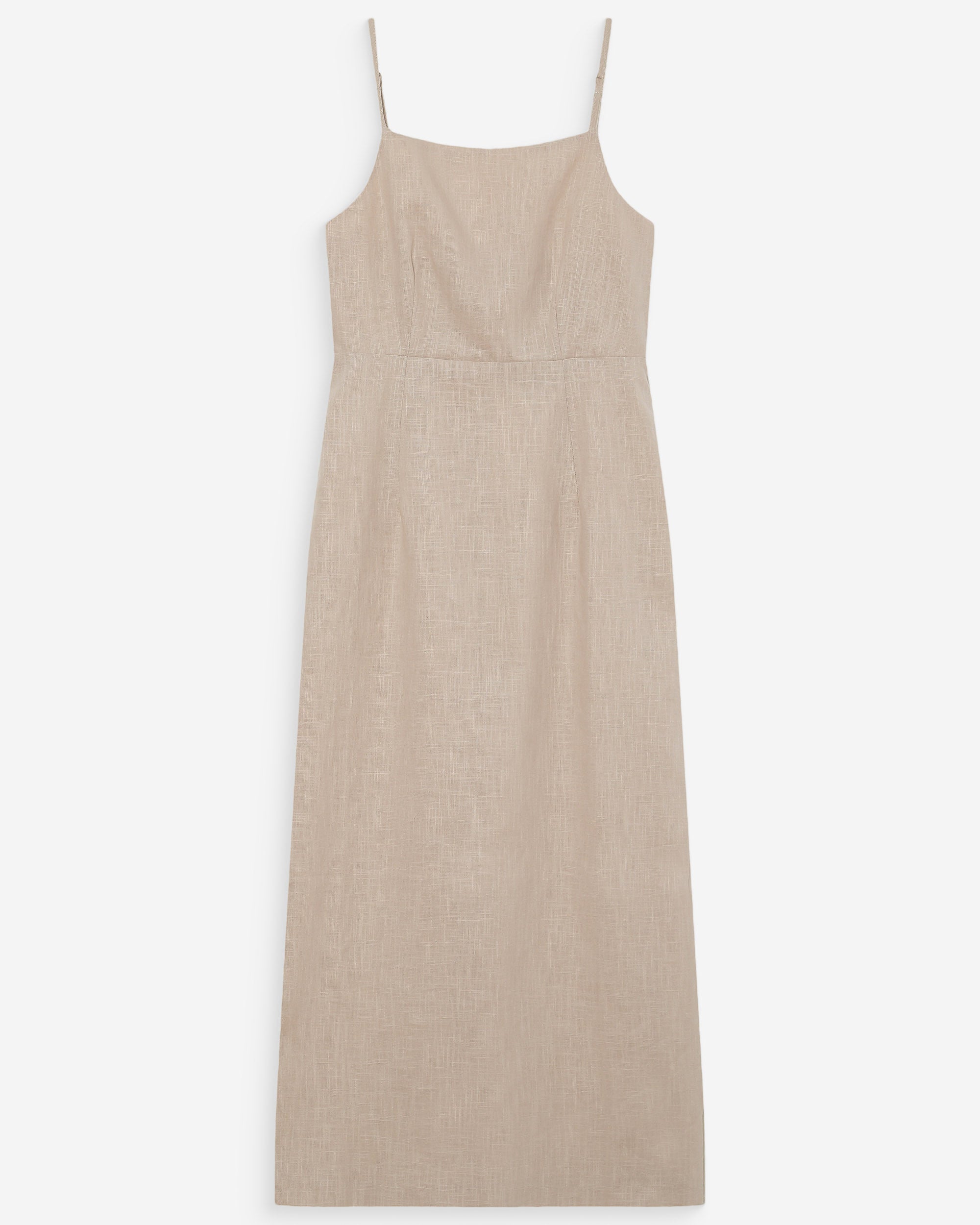 Robe longue en lin sable Veranys