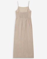 Robe longue en lin sable Veranys