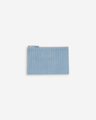 Denim pouch stripedblue Valaurie