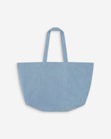 Tote bag en denim stripedblue Vacation