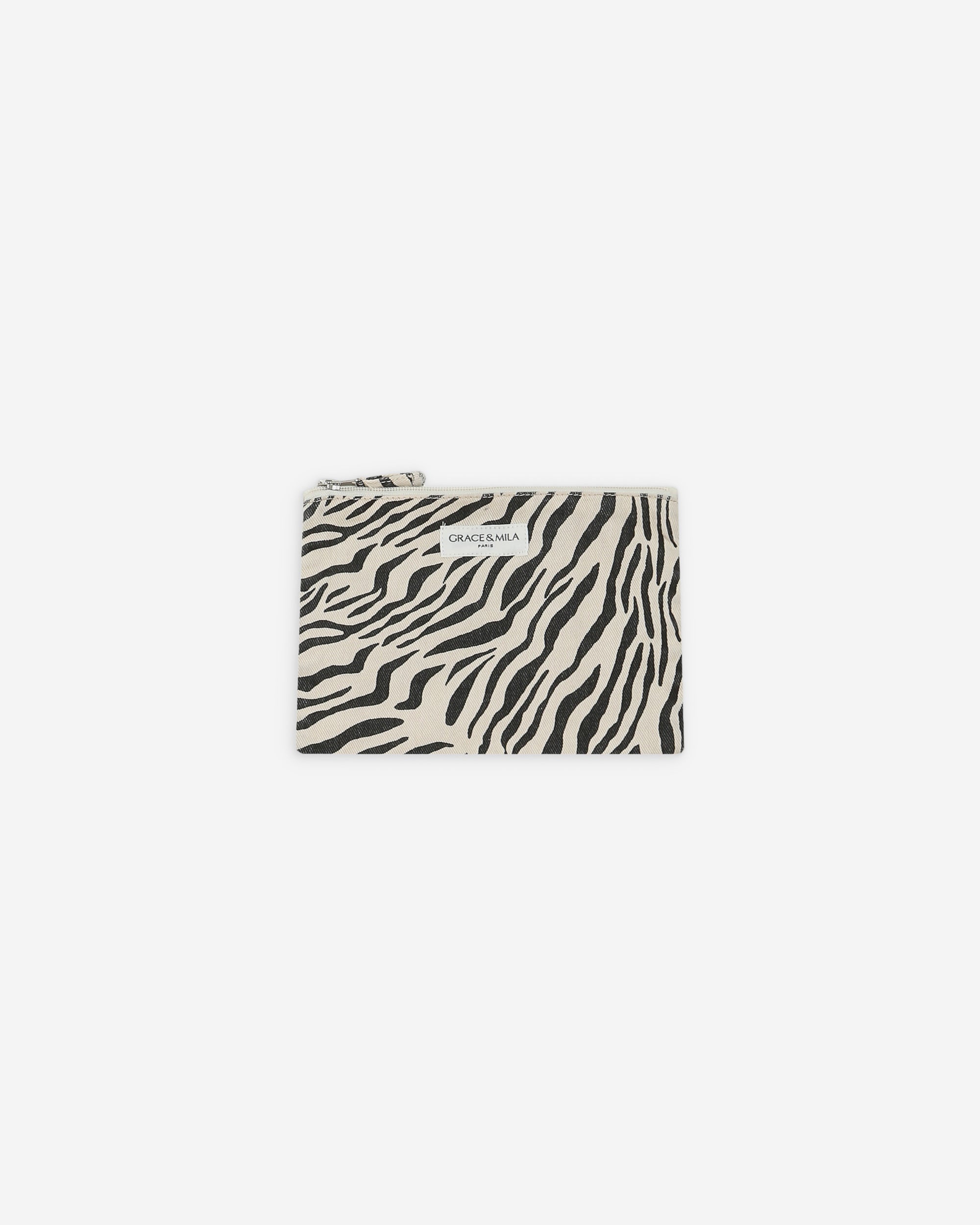 Pochette imprimée zebre Vivella
