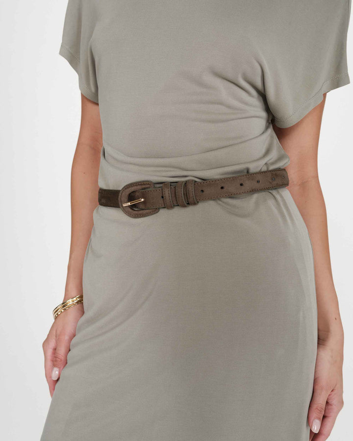 Cinturón de ante kaki Scotland