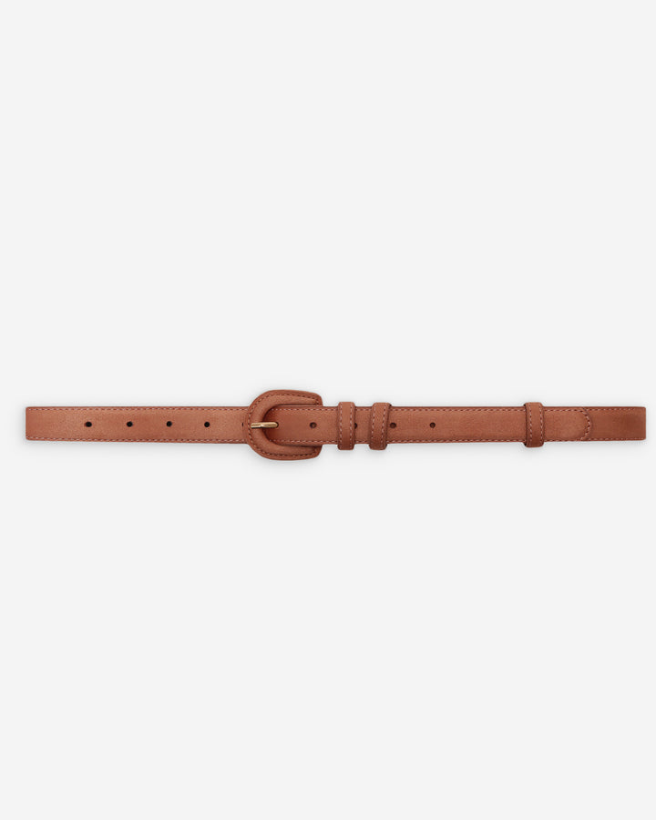 Suede belt with matching buckle mocha Scotland