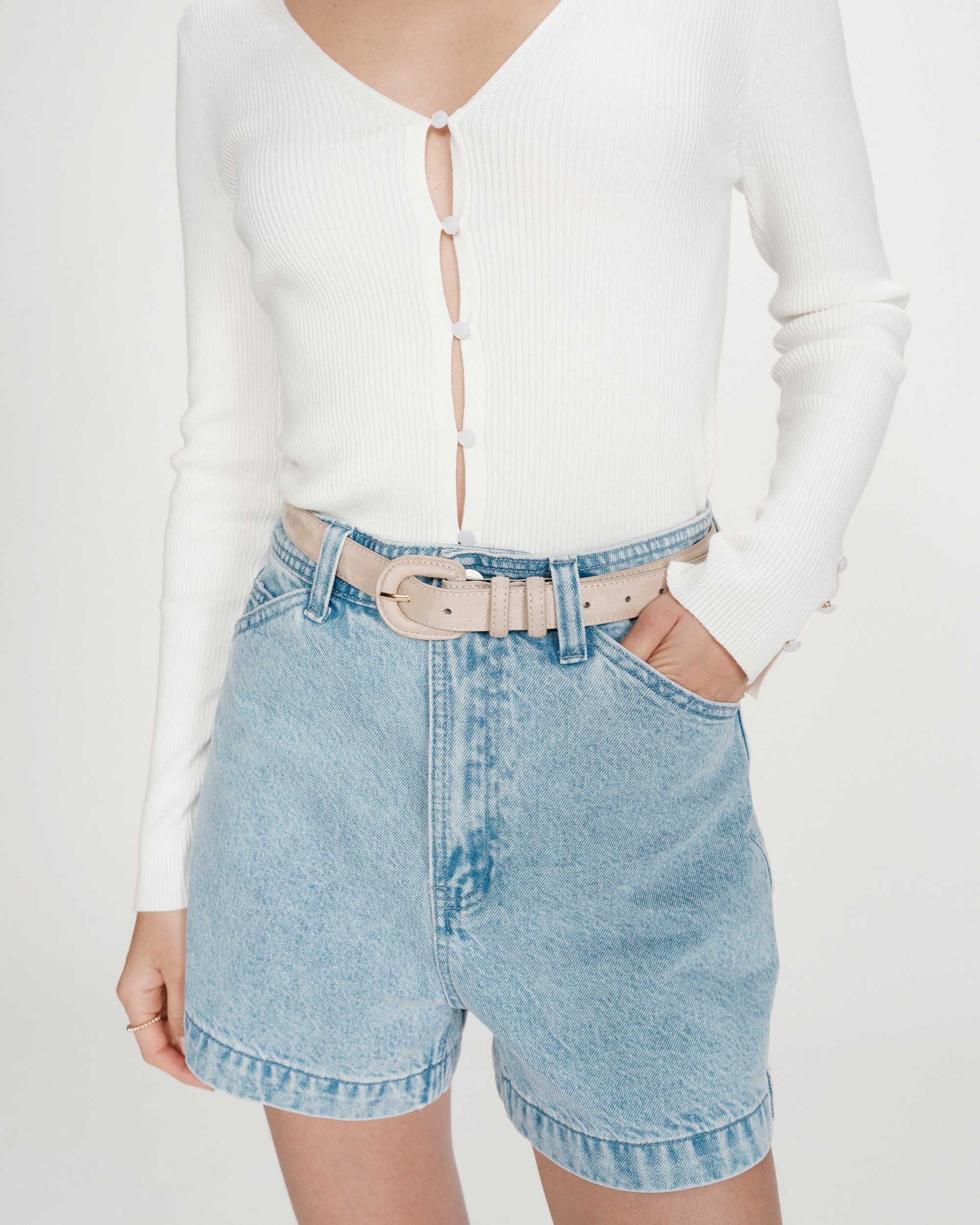 Ceinture en suède sable Scotland