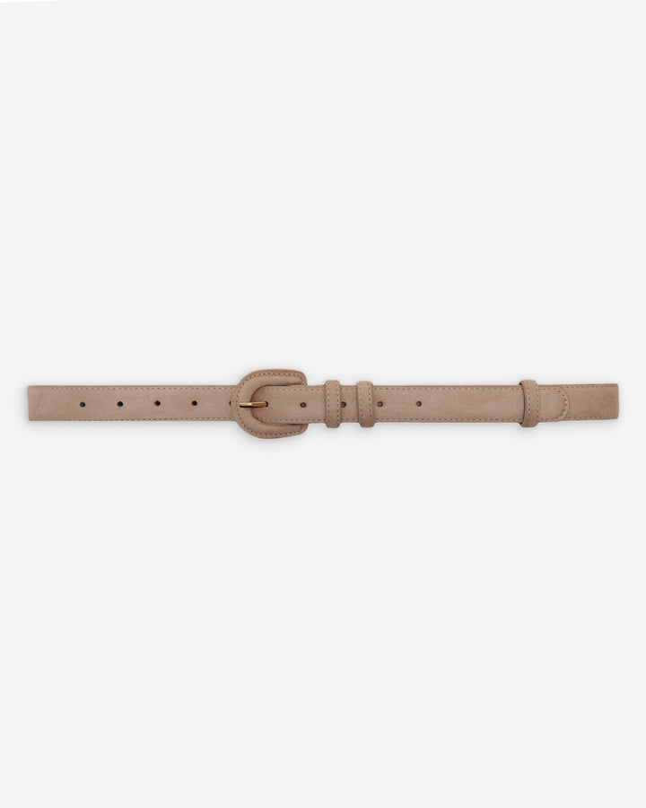 Suede belt with matching buckle sable Scotland